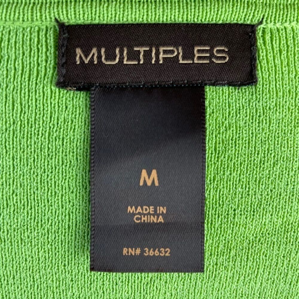 NWT Multiples Green Tank Top Size M - Picture 7 of 8